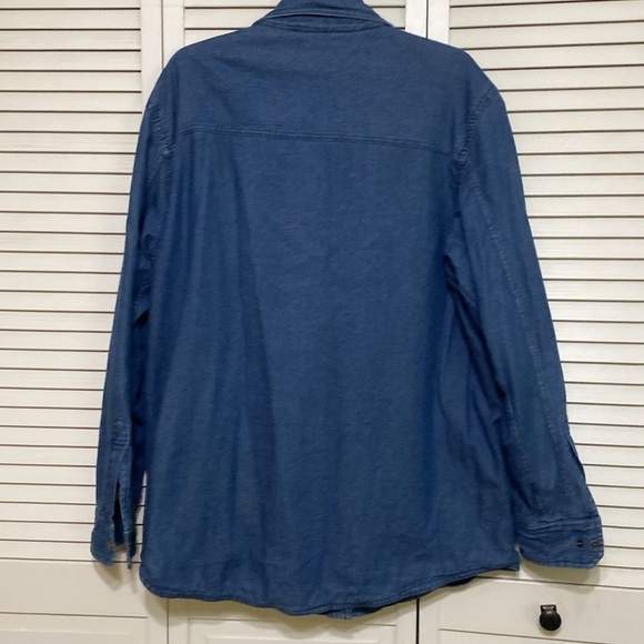 Croft & Barrow Denim Shirt Jacket Size L - Picture 6 of 8